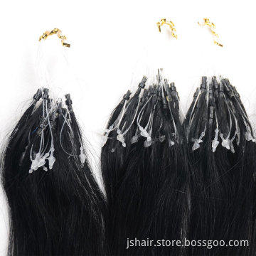 Top Grade Pre-Bonded Hair Extension, Straight Loop Ring Hair